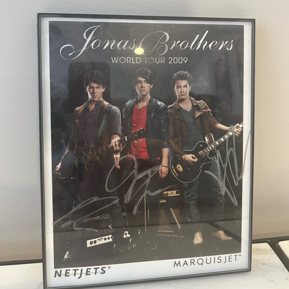 Jonas Brother Signed Poster